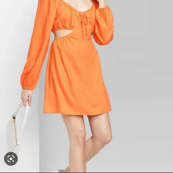 chinese dress ladies Peony Pink and Tangerine Collier Dress